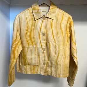 Paloma Wool Bardenas ochre yellow wavy jacket